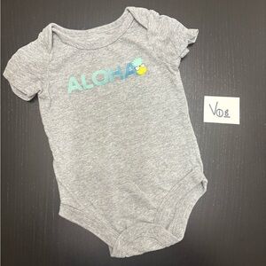 ⭐️4/$5.00⭐️ George 6-12m Onesie with Aloha Print